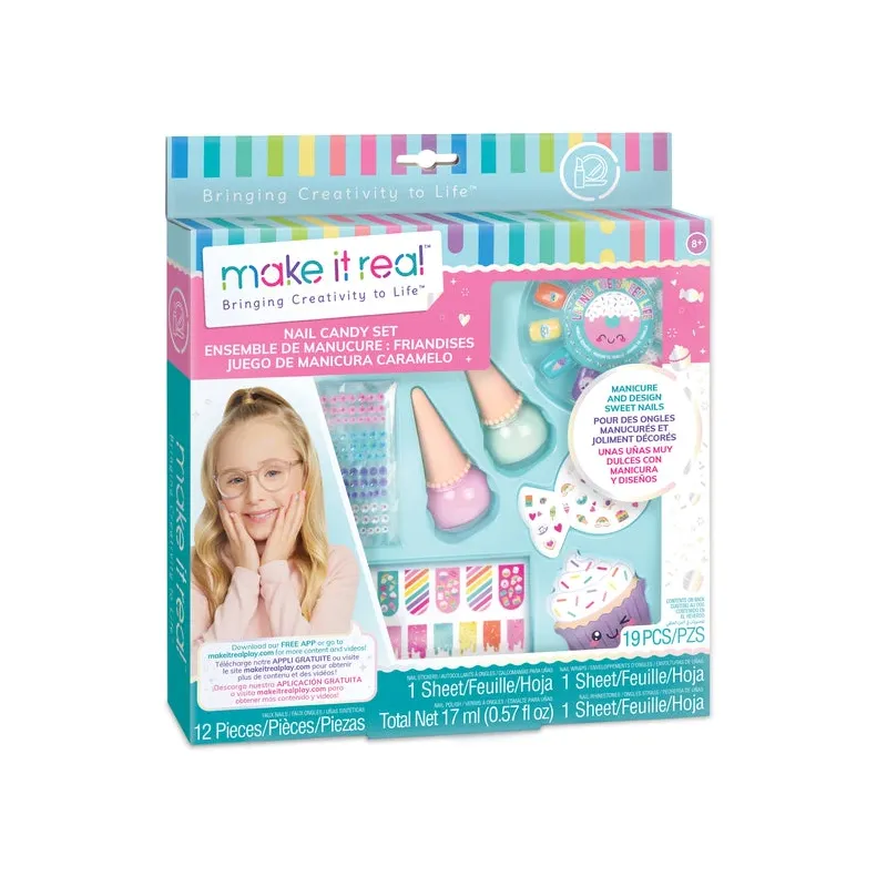 MAKE IT REAL Manikīra komplekts Nail Candy