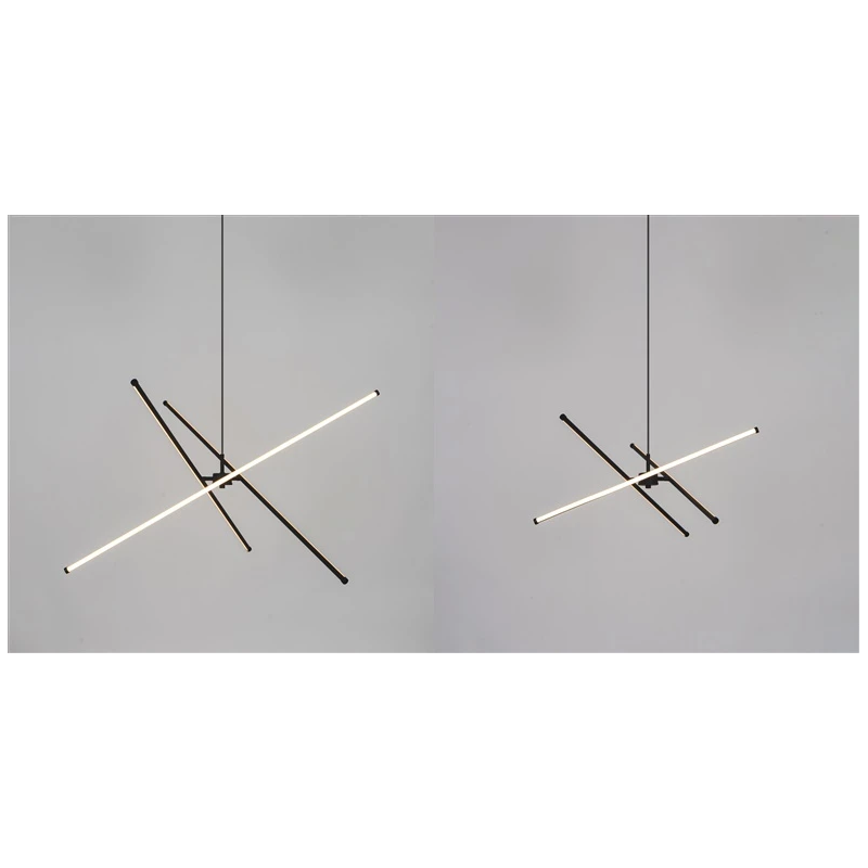 Pendant led light tanger 90cm black