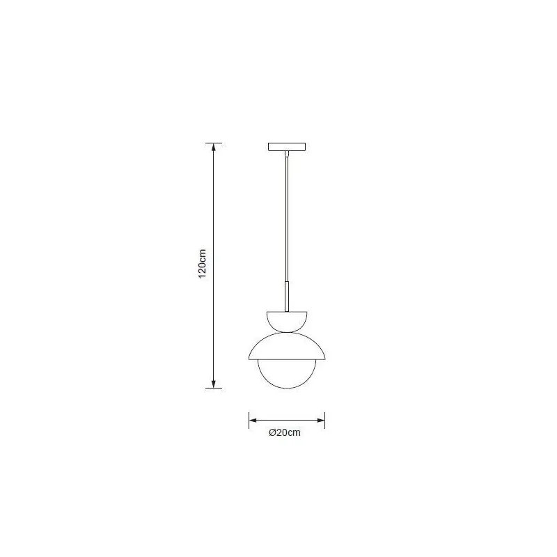 Šviestuvas kabinamas Domoletti Annaba P23076B BK, E27, 1 x 25 W