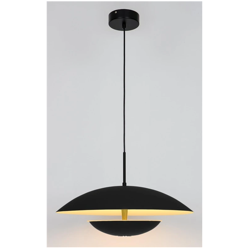 Lampa griestu auras 12w led d40cm melna