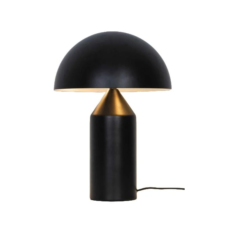 Galda lampa auras e27 melna