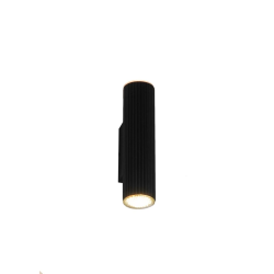 Lampa sienas icel 2xgu10 melna