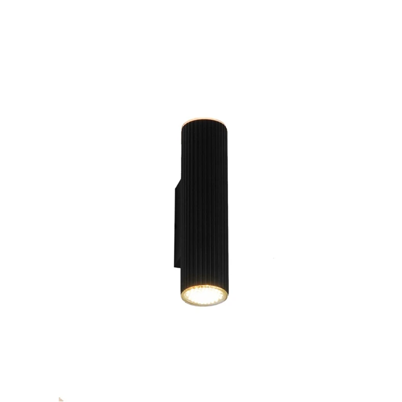 Lampa sienas icel 2xgu10 melna
