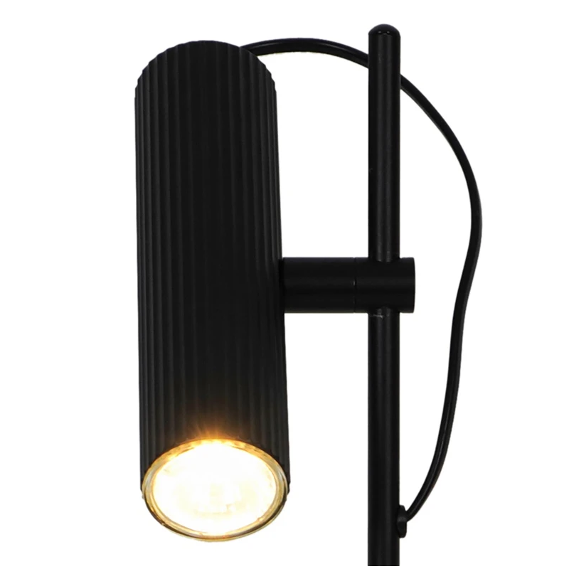 Galda lampa icel gu10 melna