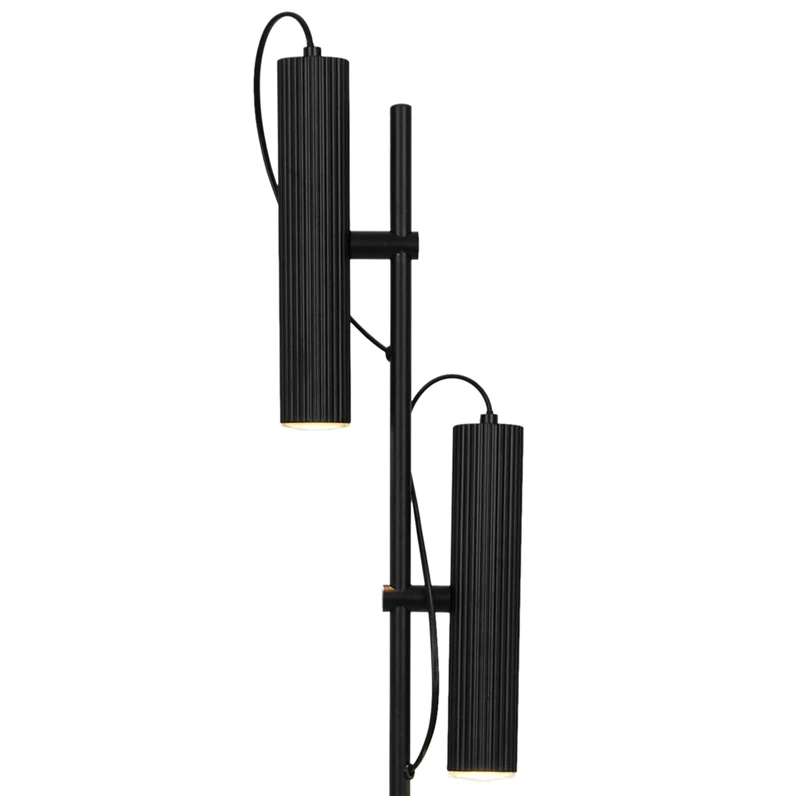 Stāvlampa icel 2xgu10 melna