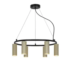 Светильник навесной Domoletti Icel P16065-6RP D5H13 gold, GU10, 6 x 5 Вт