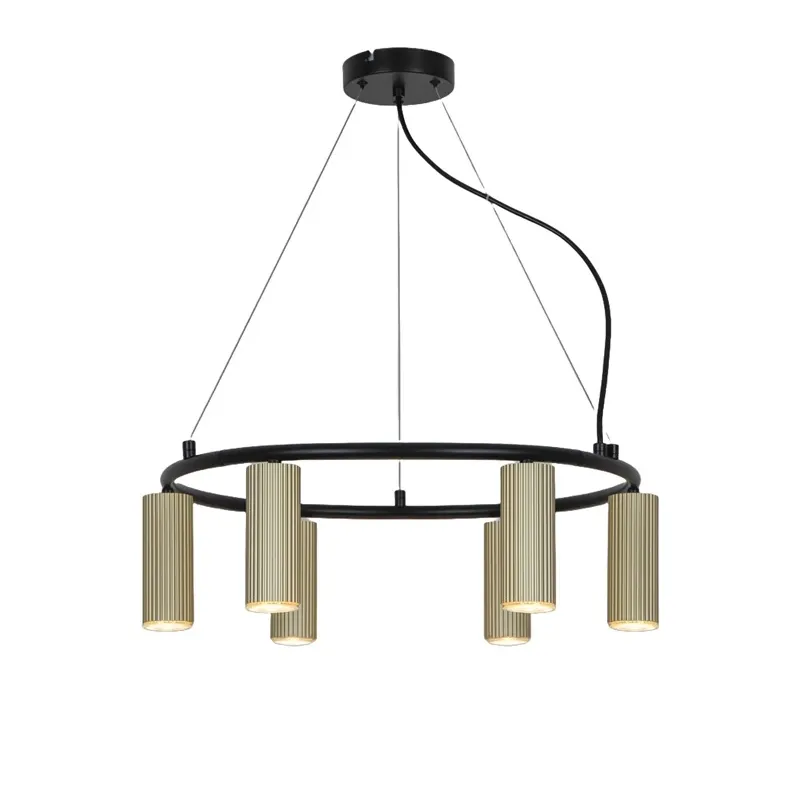 Pendant light icel 6xgu10 gold