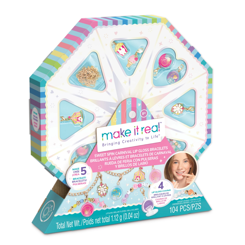 MAKE IT REAL DIY Rokassprādžu komplekts ar lūpu spīdumiem