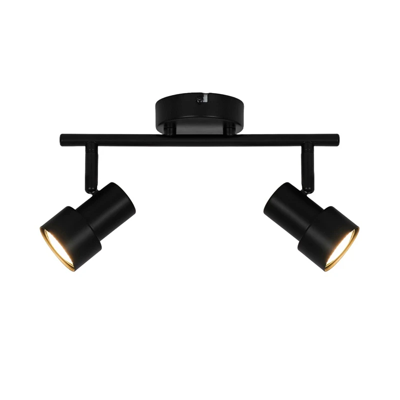 Spotlampa lucia 2xgu10 melna