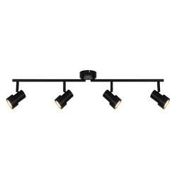 Spotlampa lucia 4xgu10 melna