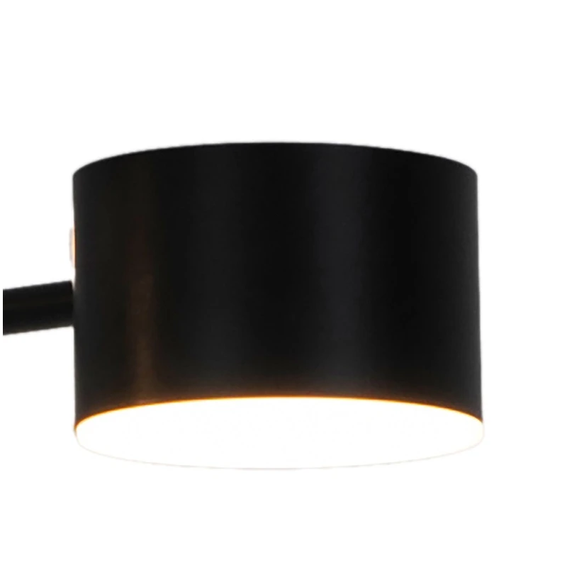 Lampa griestu led luca 6x4w melna