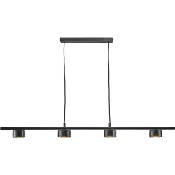 Pendant led light luca 4x4w black