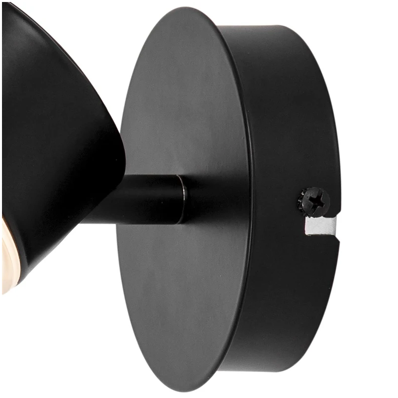 Lampa sienas led luca 4w melna