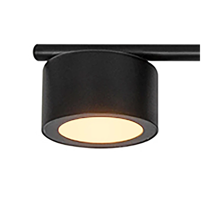 Lampa griestu led luca 4x4w 2700k melna