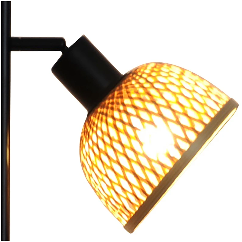 Stāvlampa corbo 2xe27 bambusa