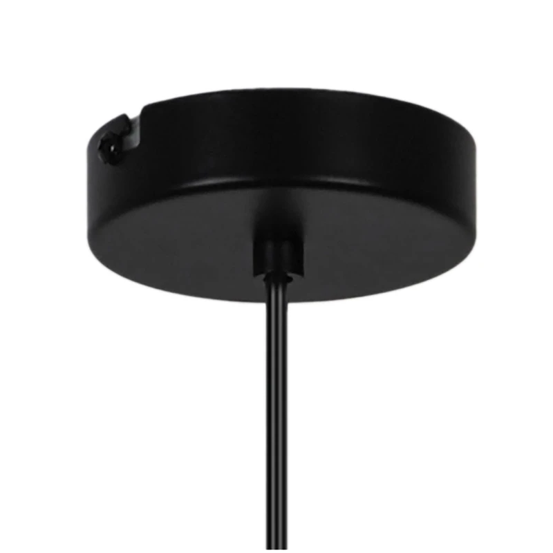 Lampa griestu triangle e27 melna