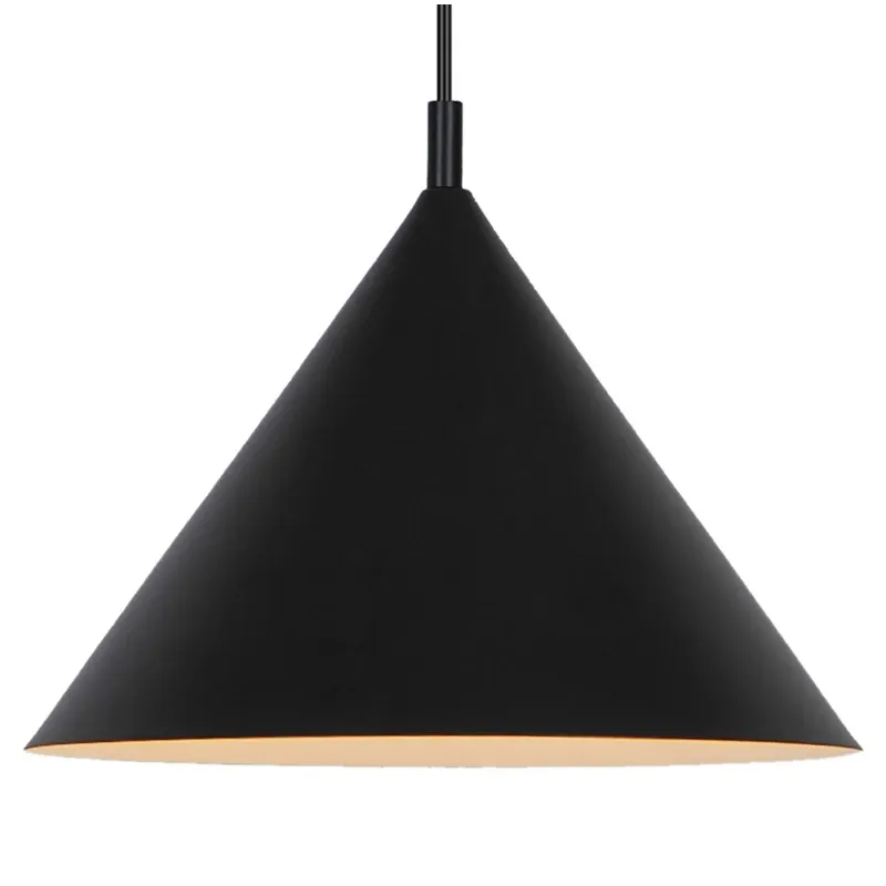 Pendant light triangle 3xe27 black