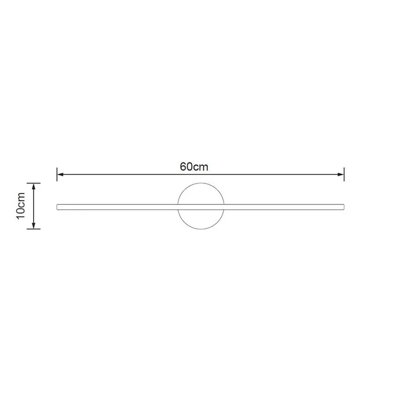 Lampa sienas Domoletti Stim WL22032HA-L60, LED, 3000 °K x 10 W