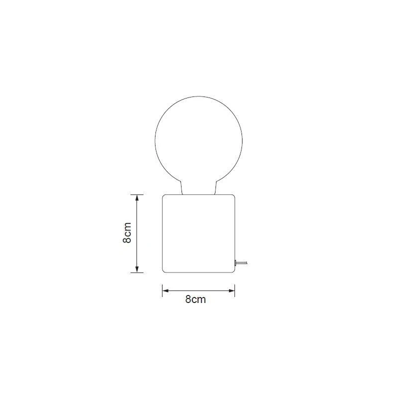 Galda lampa lock e27 zelta