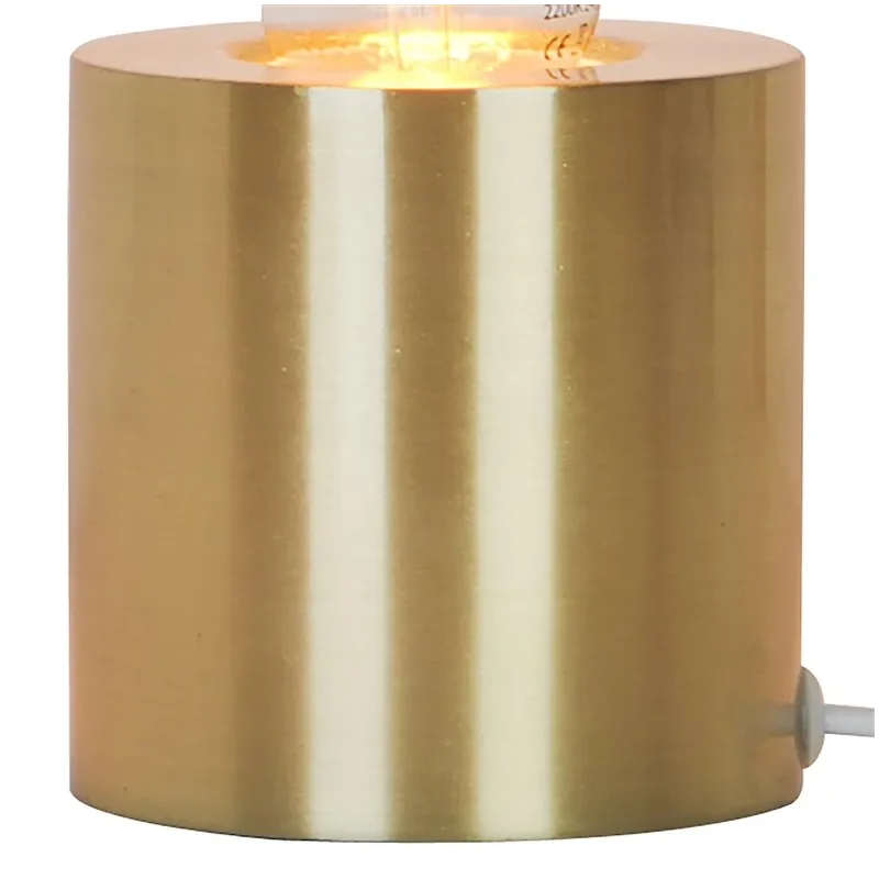 Table light lock e27 gold