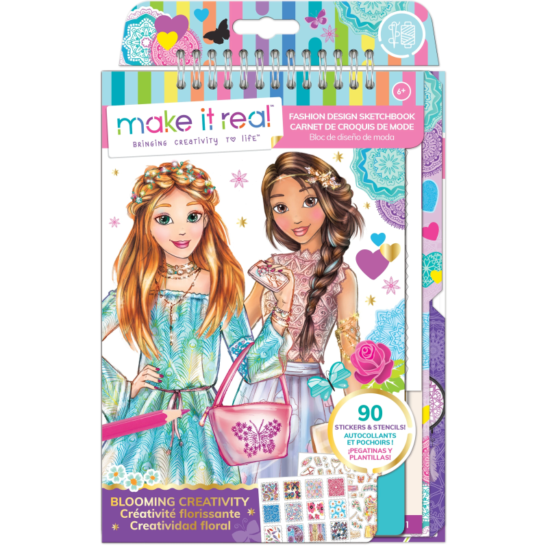 MAKE IT REAL Skiču burtnīca "Blooming Creativity"