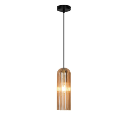 Lampa griestu catalo e27 melna-gintaro