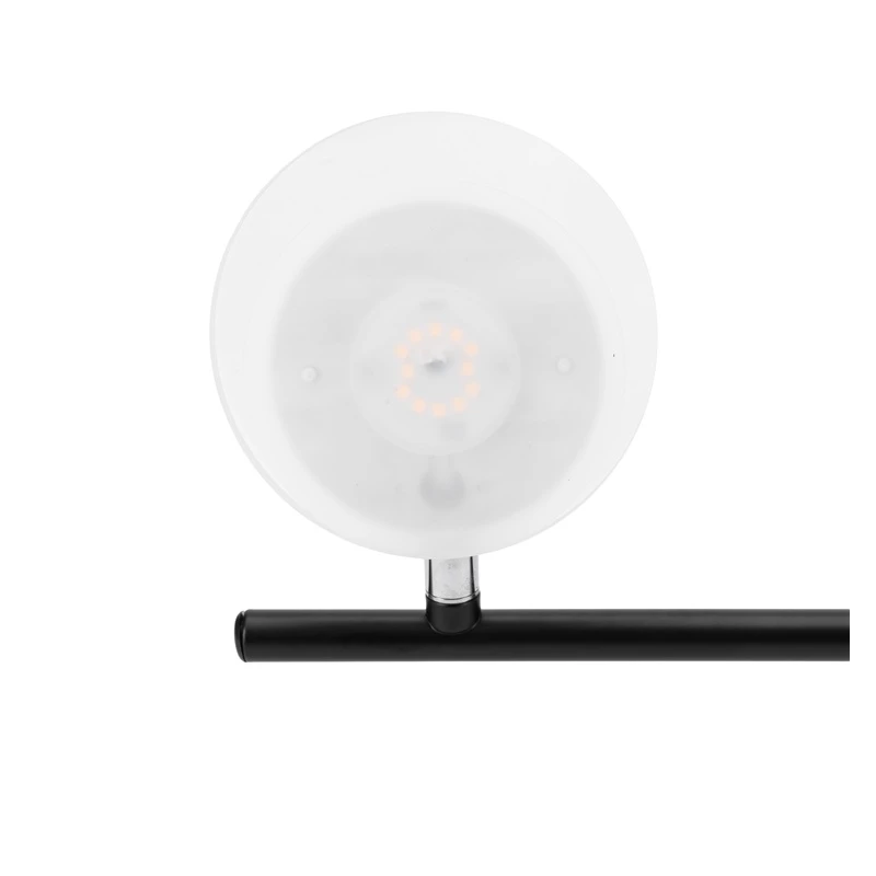 Spotlampa led plate 3x4w 3000k melna