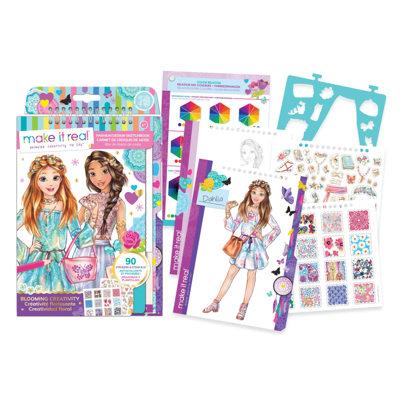 MAKE IT REAL Skiču burtnīca "Blooming Creativity"