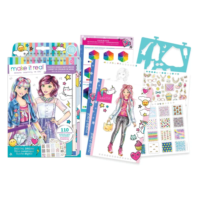 MAKE IT REAL Skiču burtnīca Digital Dream