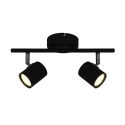 Šviestuvas nukreipiamasis Okko Safi GU13014D-2TU BLK, GU10, 2 x 5 W
