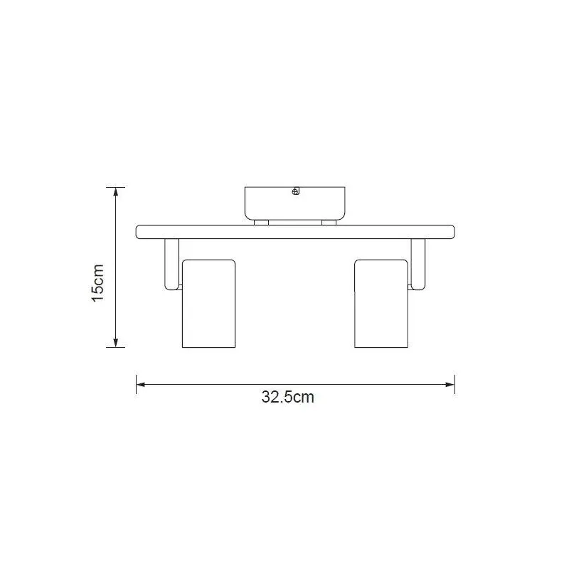 Šviestuvas nukreipiamasis Okko Safi GU13014D-2TU BLK, GU10, 2 x 5 W