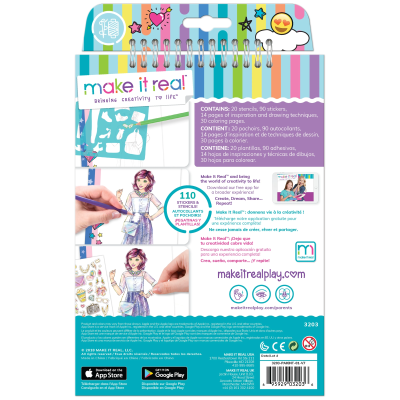 MAKE IT REAL Skiču burtnīca "Digital Dream"