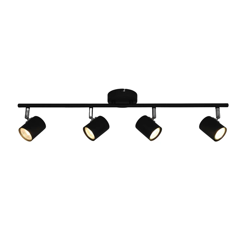 Spotlampa safi 4xgu10 melna