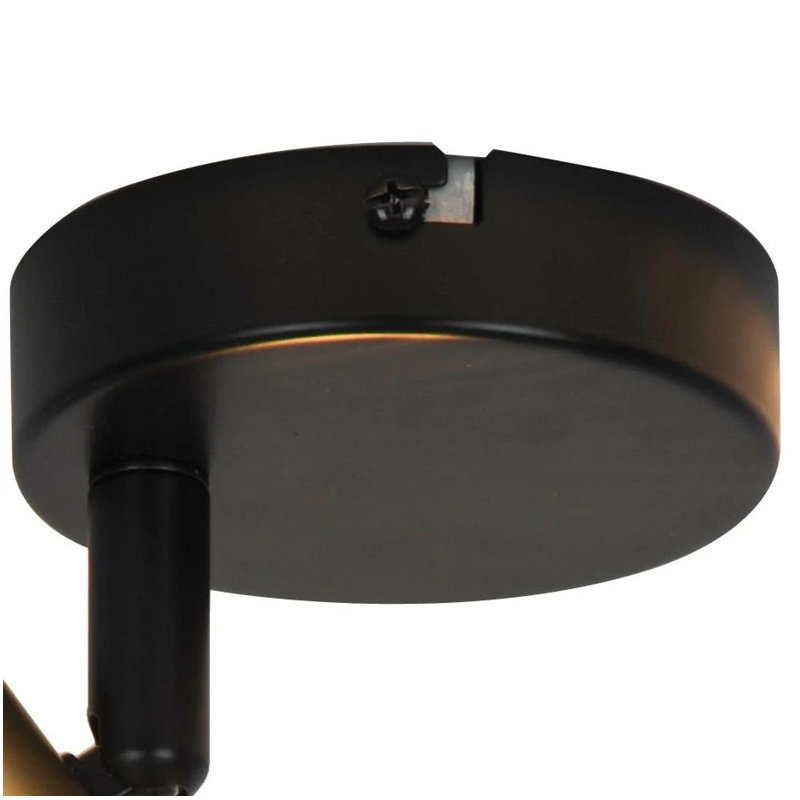 Spotlampa shadow e14 melna- zelta