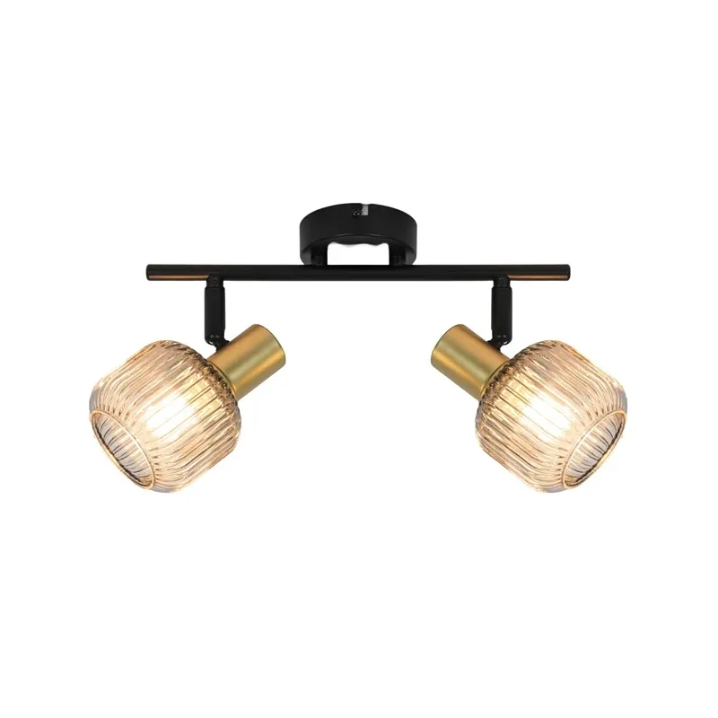 Spot light shadow 2xe14 black-gold