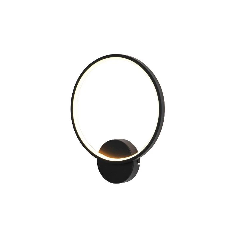 Lampa led piest ajacco 10w 3000k melna