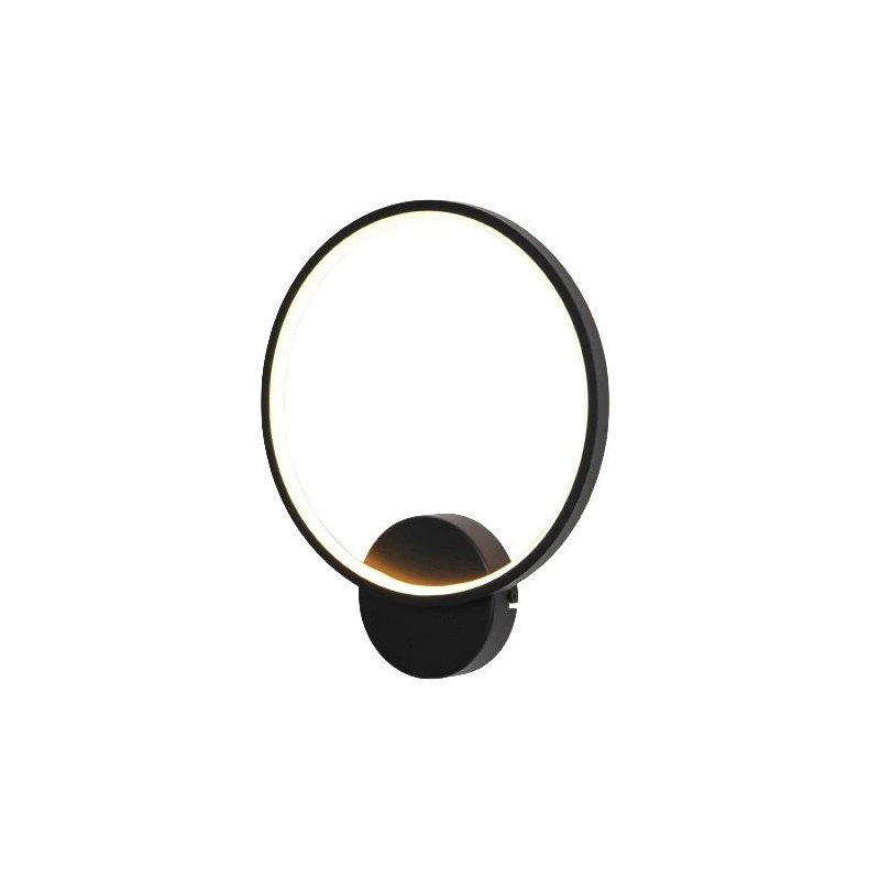 Lampa led piest ajacco 10w 3000k melna