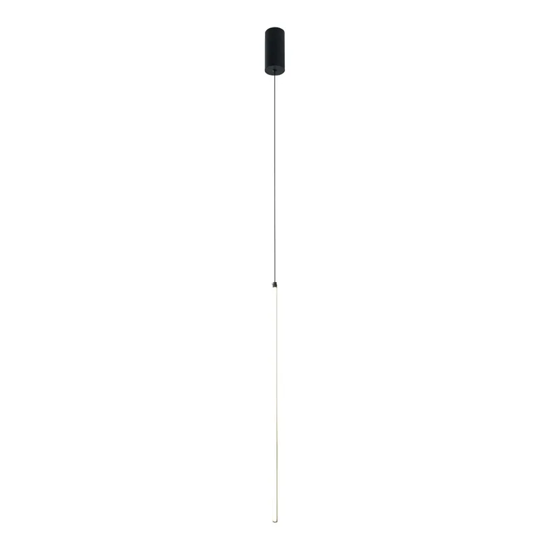 Lampa griestu led sibiu bar 4000k melna