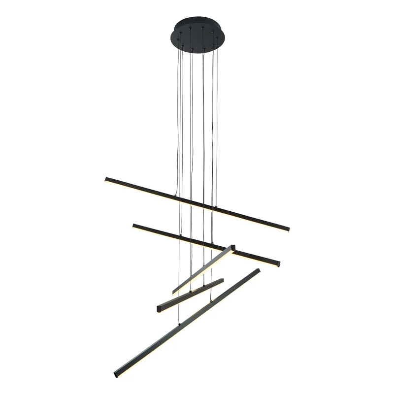 Lampa griestu led sibiu 60w 4000k melna