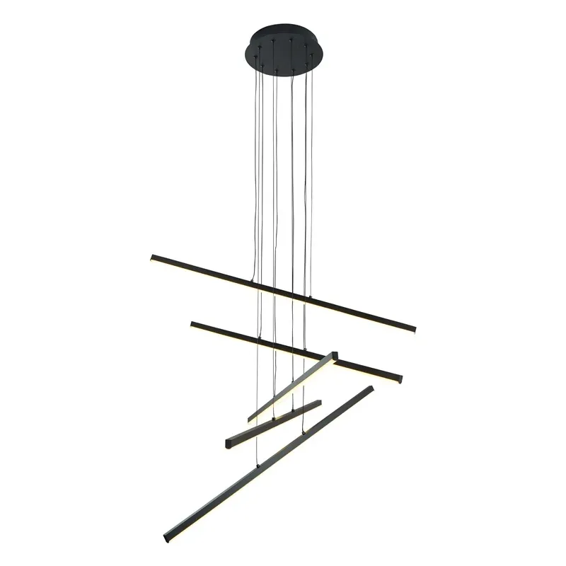 Lampa griestu led sibiu 60w 4000k melna