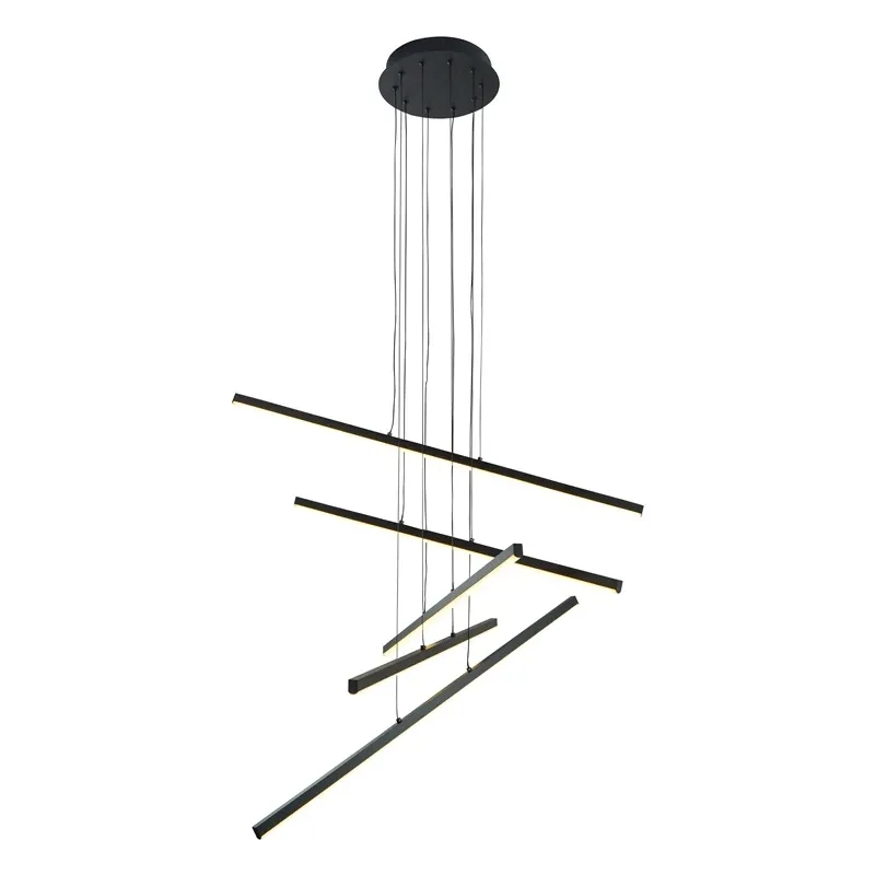 Lampa griestu led sibiu 60w 4000k melna