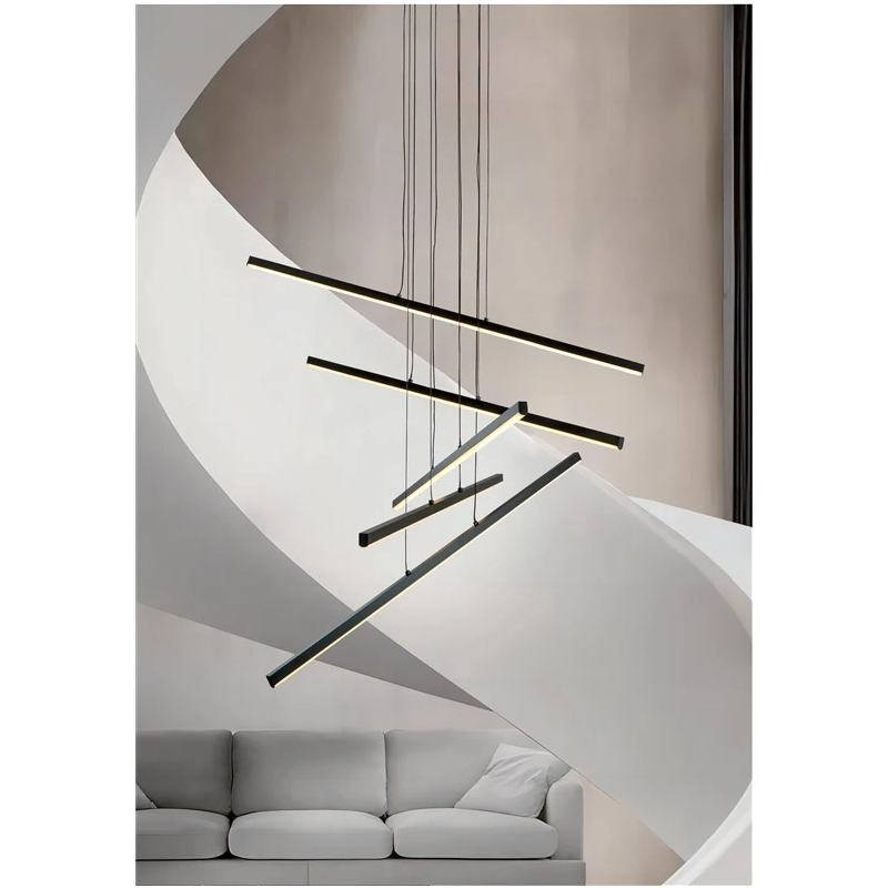 Lampa griestu led sibiu 60w 4000k melna