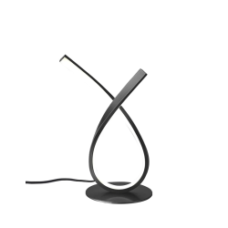 Galda led lampa sibiu bow 4000k melna