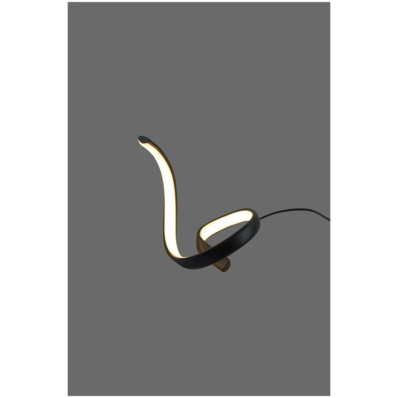 Galda led lampa sibiu wave 4000k melna