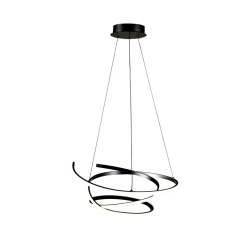 Lampa griestu led sibiu 42w 4000k melna