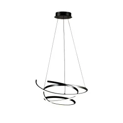 Lampa griestu led sibiu 42w 4000k melna