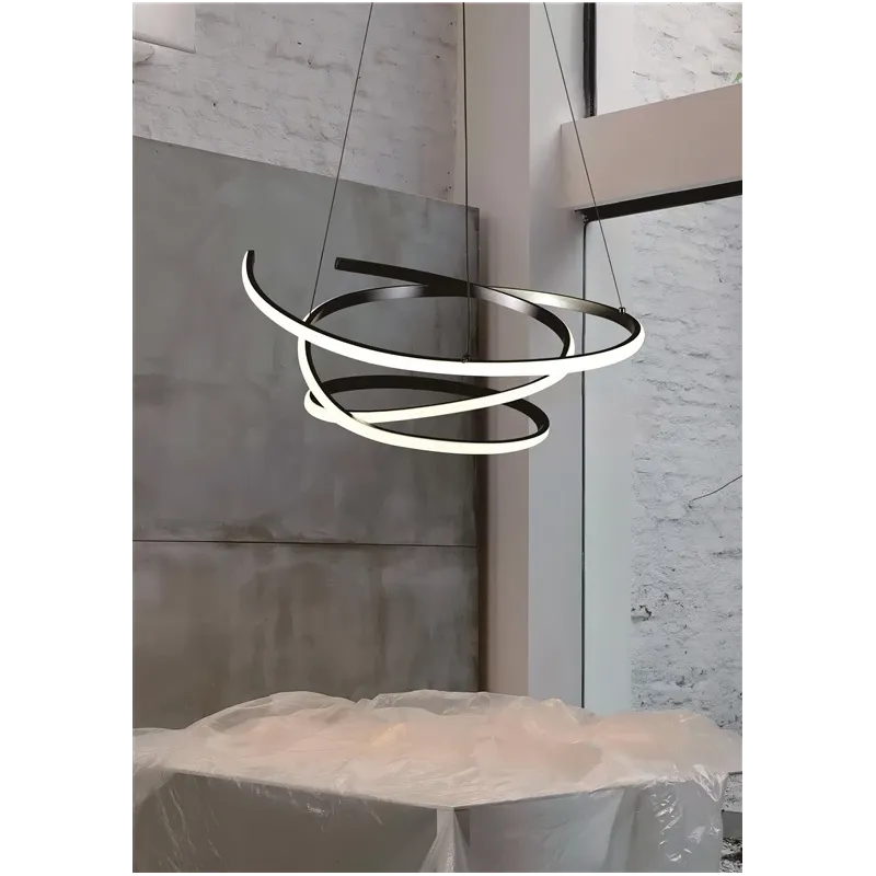 Lampa griestu led sibiu 42w 4000k melna