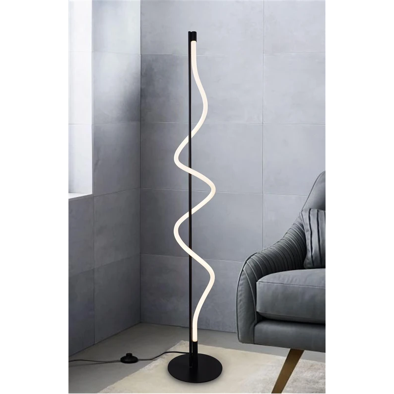 Stāvlampa led tigris 4000k melna