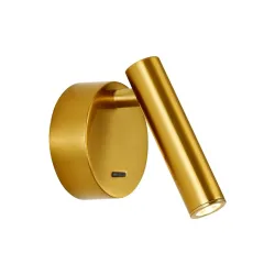 Wall led light walla 4000k gold