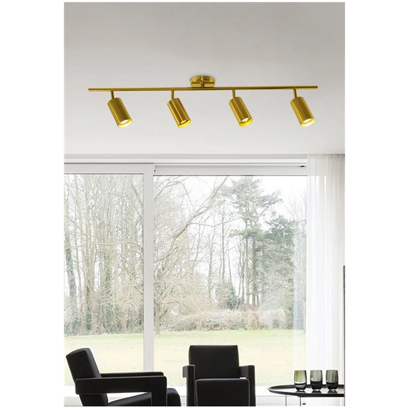 Spotlampa bat 4xgu10 zelta